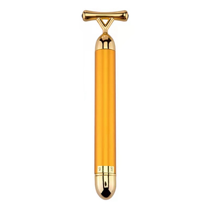 Home use 24k energy beauty bar vibrating energy tool & facial stimulator pulse massager, Model: 704