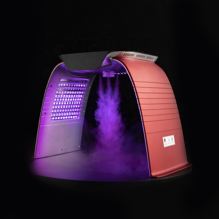 7 photodynamic therapy mask hot and cold spray PDT mask steamer device for skin rejuvenation, PDT010
